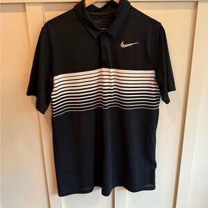 Nike Men's Black Polo Shirt